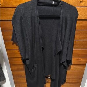 Black Open Front Cardigan Lululemom